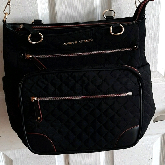 Adrienne Vittadini Handbags - Adrienne Vittadini black quilted purse